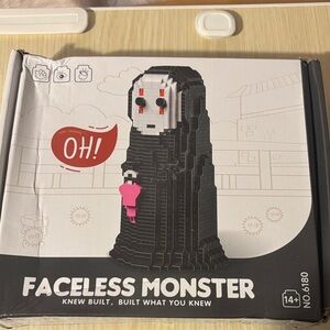 Faceless Monster No Face Kaonashi Spirited Away Ghibli Nanoblock Lego Set